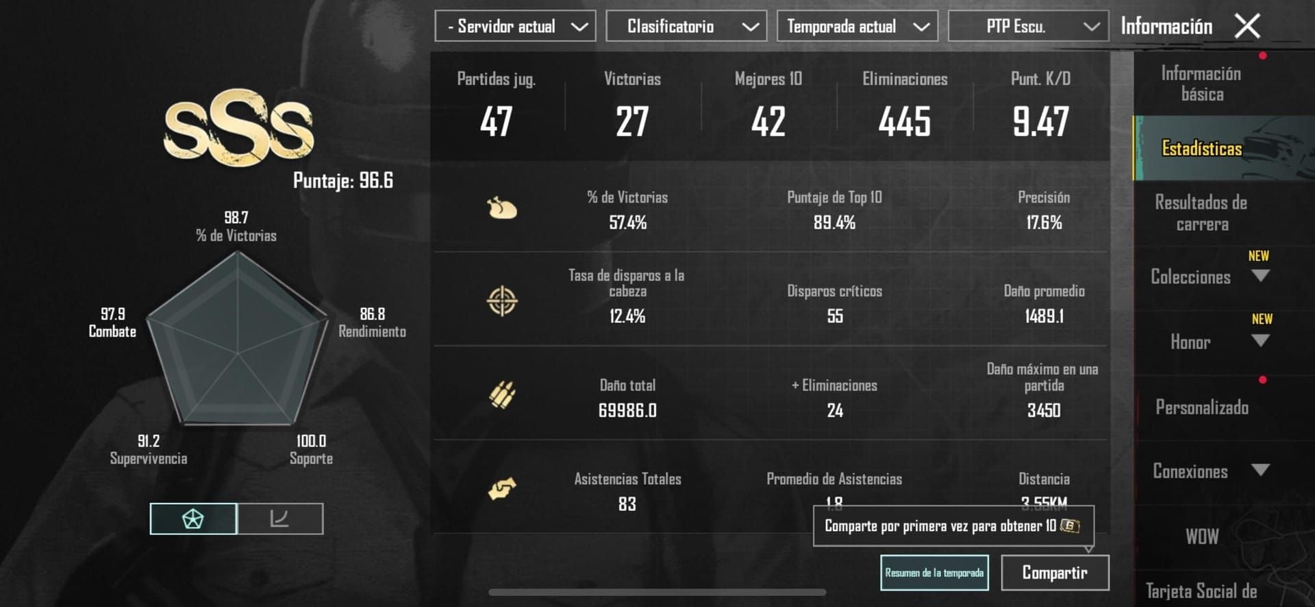 مقارنة أداء تخطيط 4 أصابع مقابل الآخرين في PUBG Mobile