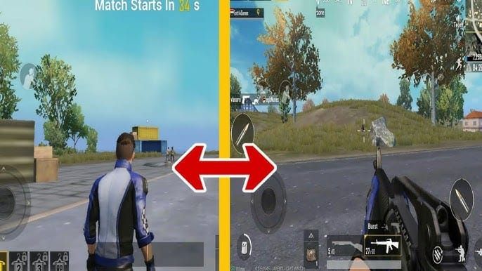لقطة إعدادات الكاميرا TPP في PUBG Mobile للكمبر