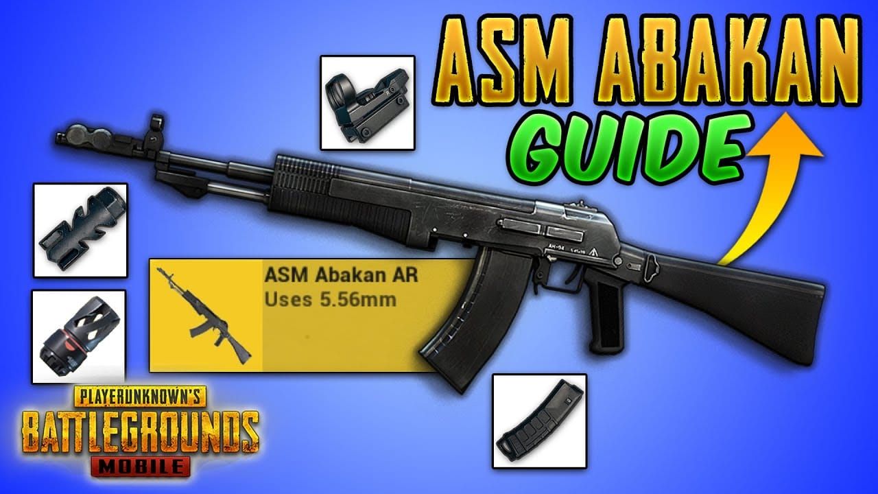 أسلحة جديدة في بيتا PUBG Mobile: ASM Abakan وHoney Badger