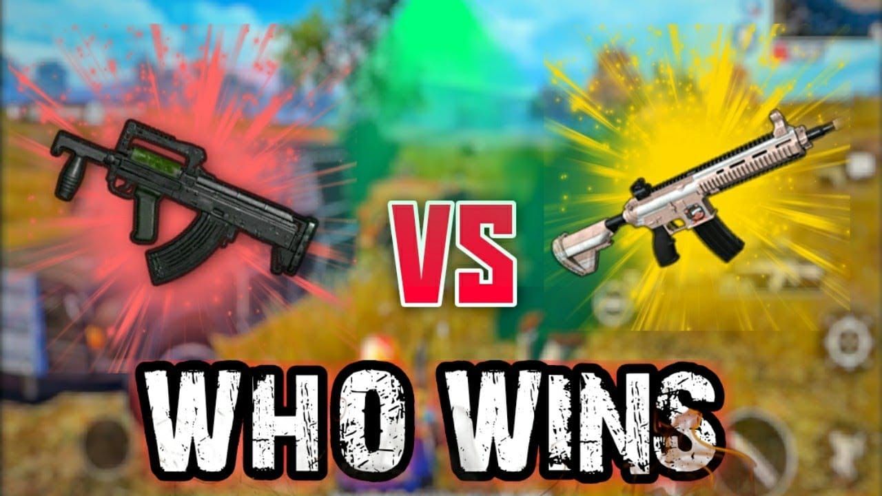 Porównanie M416 i Grozy w PUBG Mobile
