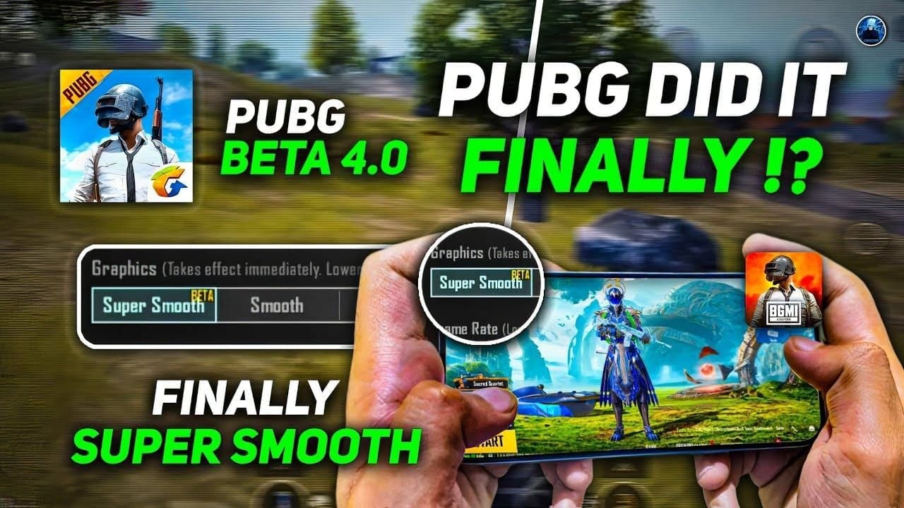 Screenshot PUBG Mobile na realme C55 z wysokim FPS w Super Smooth