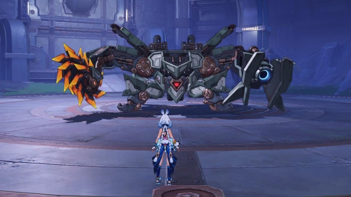 Genshin Impact Super-Heavy Landrover world boss battle screenshot