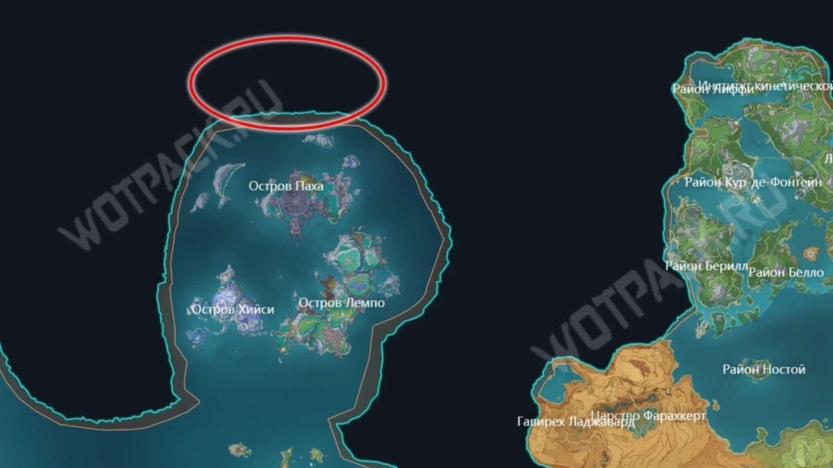 원신 하이퍼보레아 고급 상자 위치 표시 지도