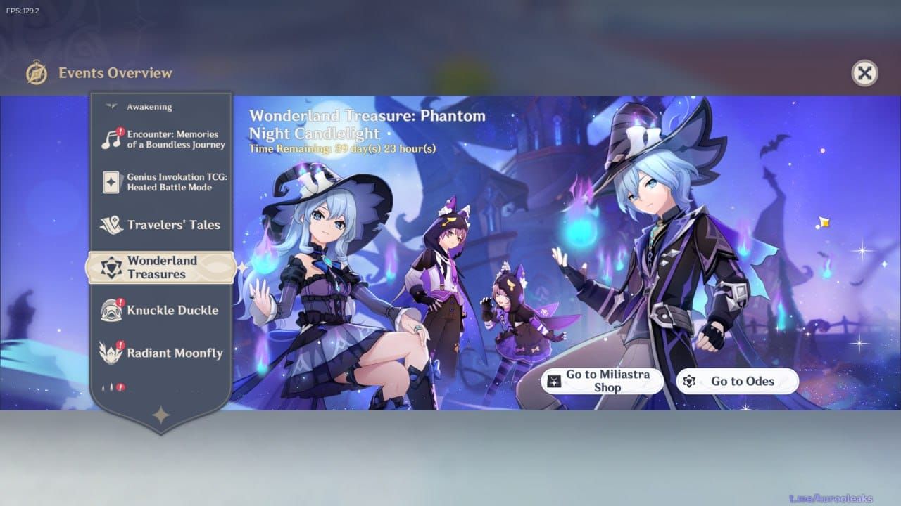 원신 이벤트 상점 아이템 교환 화면