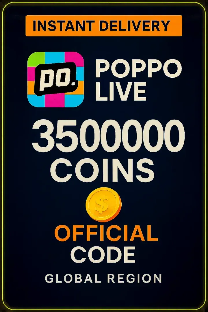صفحة شراء حزم عملات Poppo Live بأسعار مخفضة