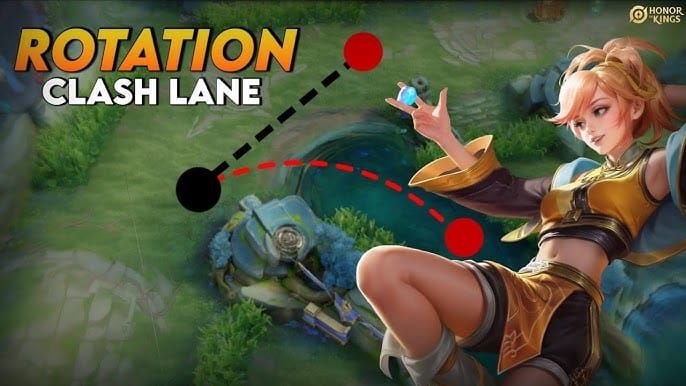 Honor of Kings S16 Clash Lane laning phase timing diagram