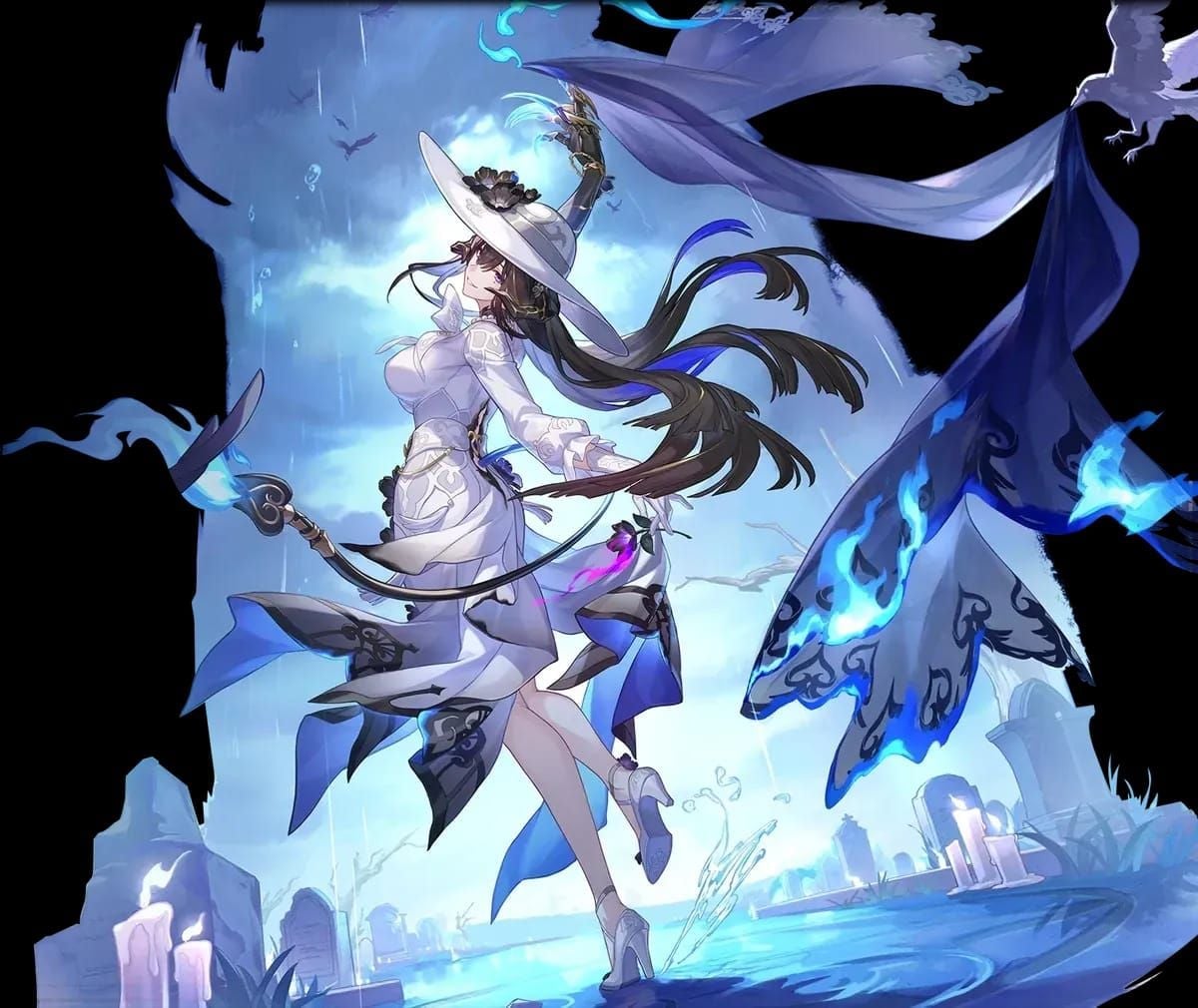 스타레일 풀4성 팀 반디 달리아 망귀인 영사 스크린샷