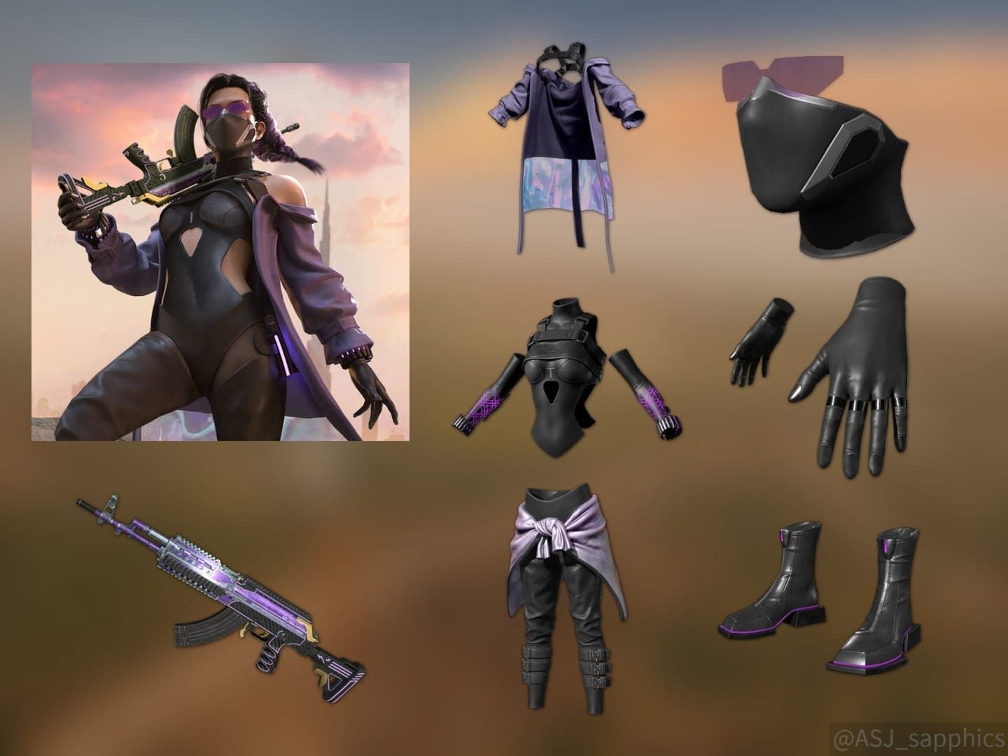 Эксклюзивные наборы PGC 2025 в PUBG Mobile: Ночной авангард и оружие