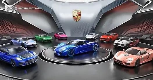 Модели Porsche в PUBG Mobile 4.1: 918 Spyder, Panamera Turbo S, 911 Carrera GTS, Cayenne Turbo GT
