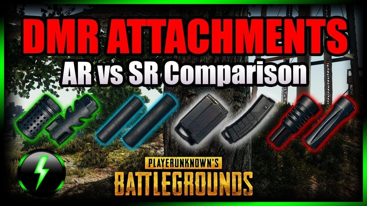 Сравнение DMR и AR в PUBG Mobile 4.2: точность и урон на средних дистанциях