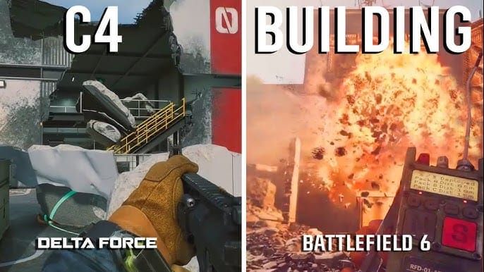 Comparison of C4 model in Delta Force Asarah season trailer