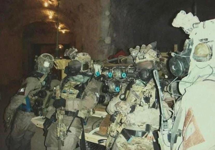 Hazmat suit equipment in Delta Force Asarah trailer