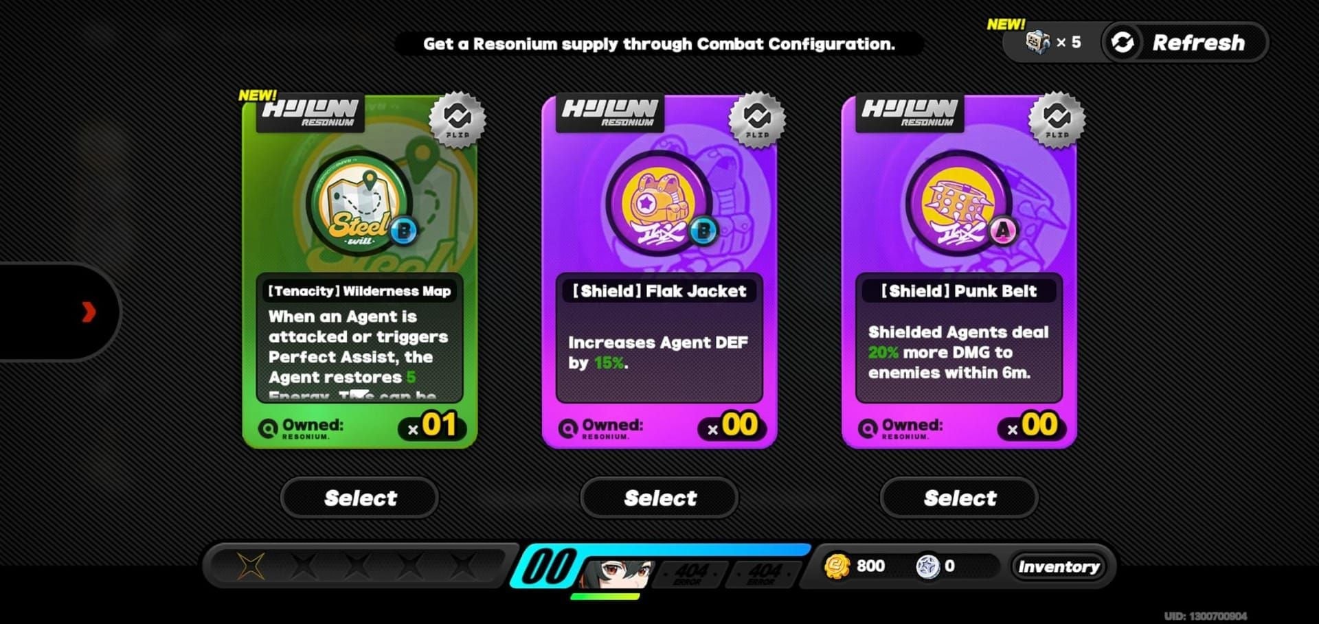 Zenless Zone Zero Hollow Zero Resonium system and buffs visual