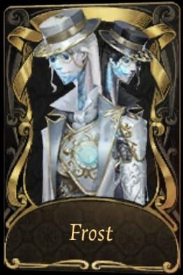 Identity V Wu Chang Frost S-Tier costume showcasing ice particle effects