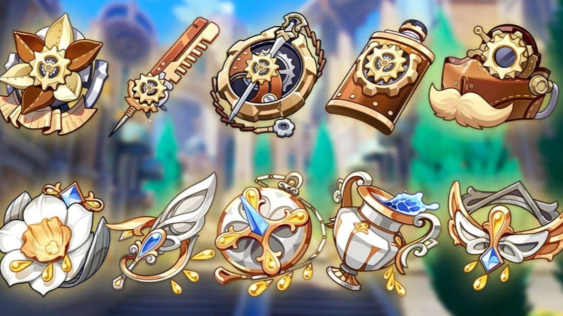 Aubade of Morningstar and Moon artifact set for Genshin Impact 6.3