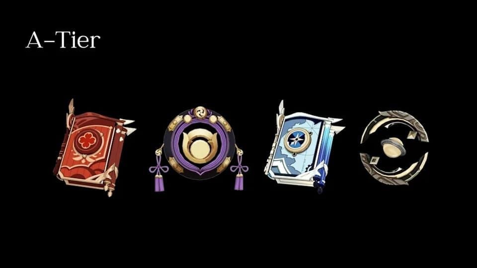 Nocturne's Curtain Call 5-star catalyst weapon for Columbina in Genshin Impact