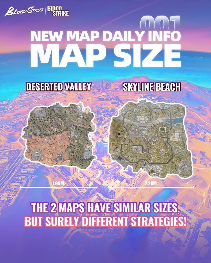 Blood Strike Skyline Beach map overview