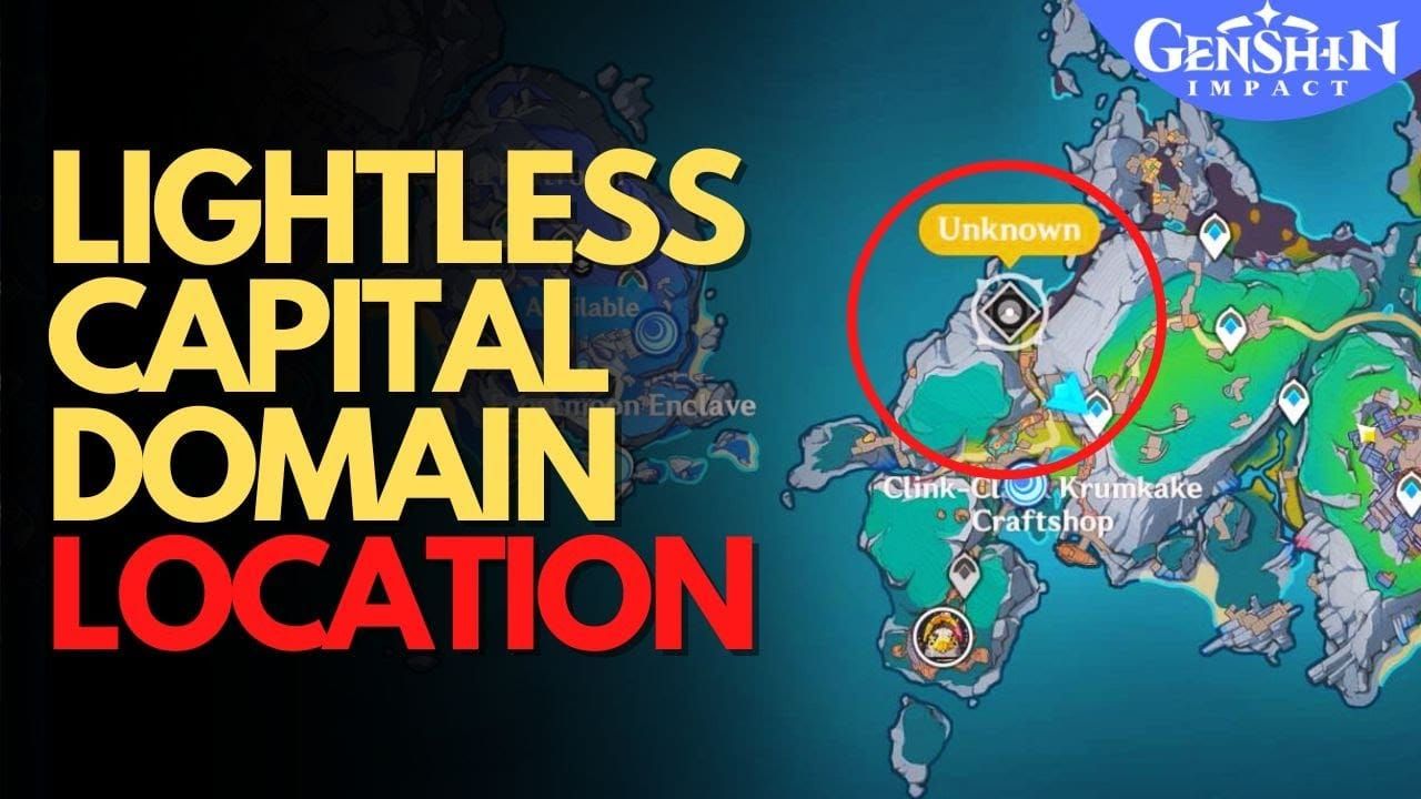 Genshin Impact Lightless Capital domain screenshot