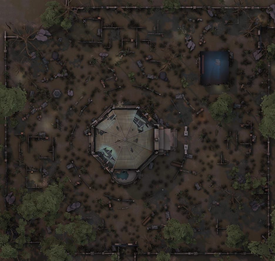 Identity V Hospital map with chair spawns for First Officer rescues