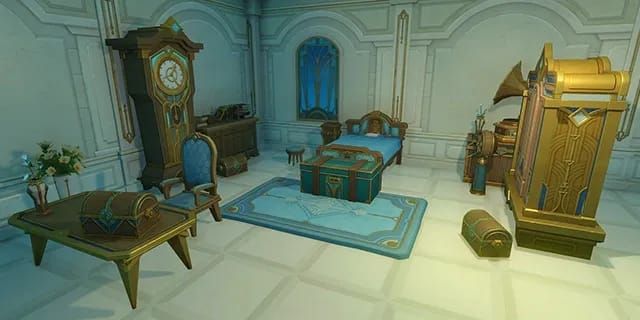 원신 선계 시상이 떠오르는 방 가구 세트 선호 캐릭터