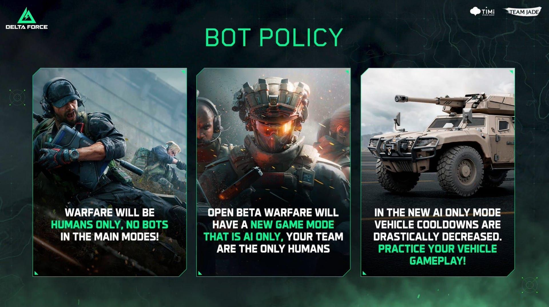 Comparison chart of eliminations and XP rates in Delta Force bot lobbies versus human matches