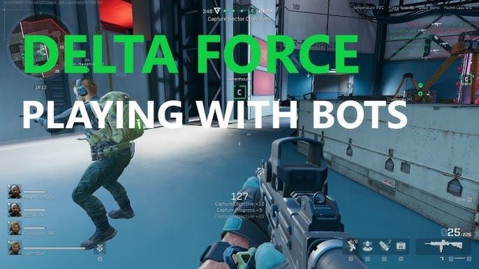 Delta Force in-game screenshot of AI bot movement patterns and patrol routes