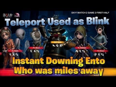 Identity V Blink tap and hold distance comparison screenshot