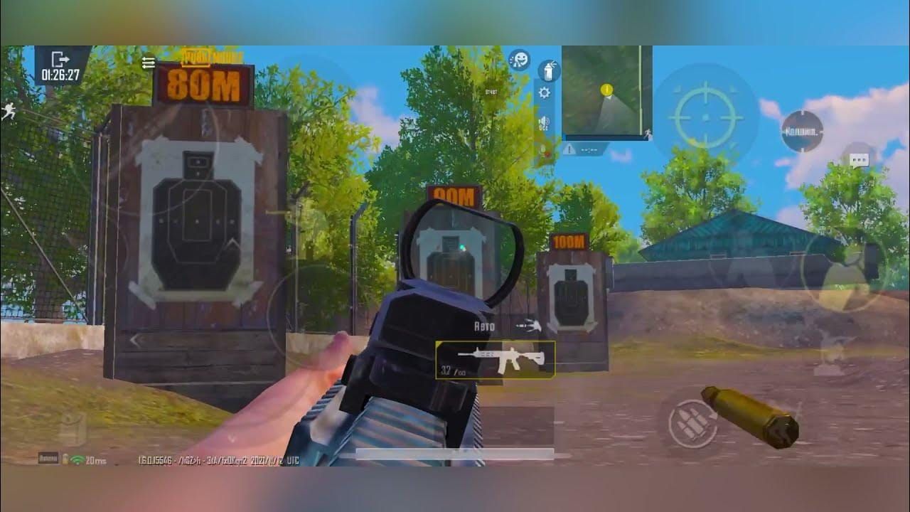 Тренировочный режим PUBG Mobile тест шагов Ultra SFX