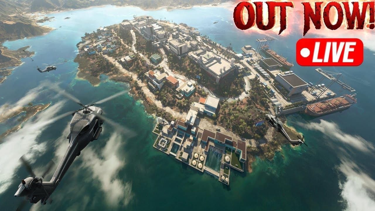 Blood Strike Shutter Island map with labeled zones Prison Port Residential Processing