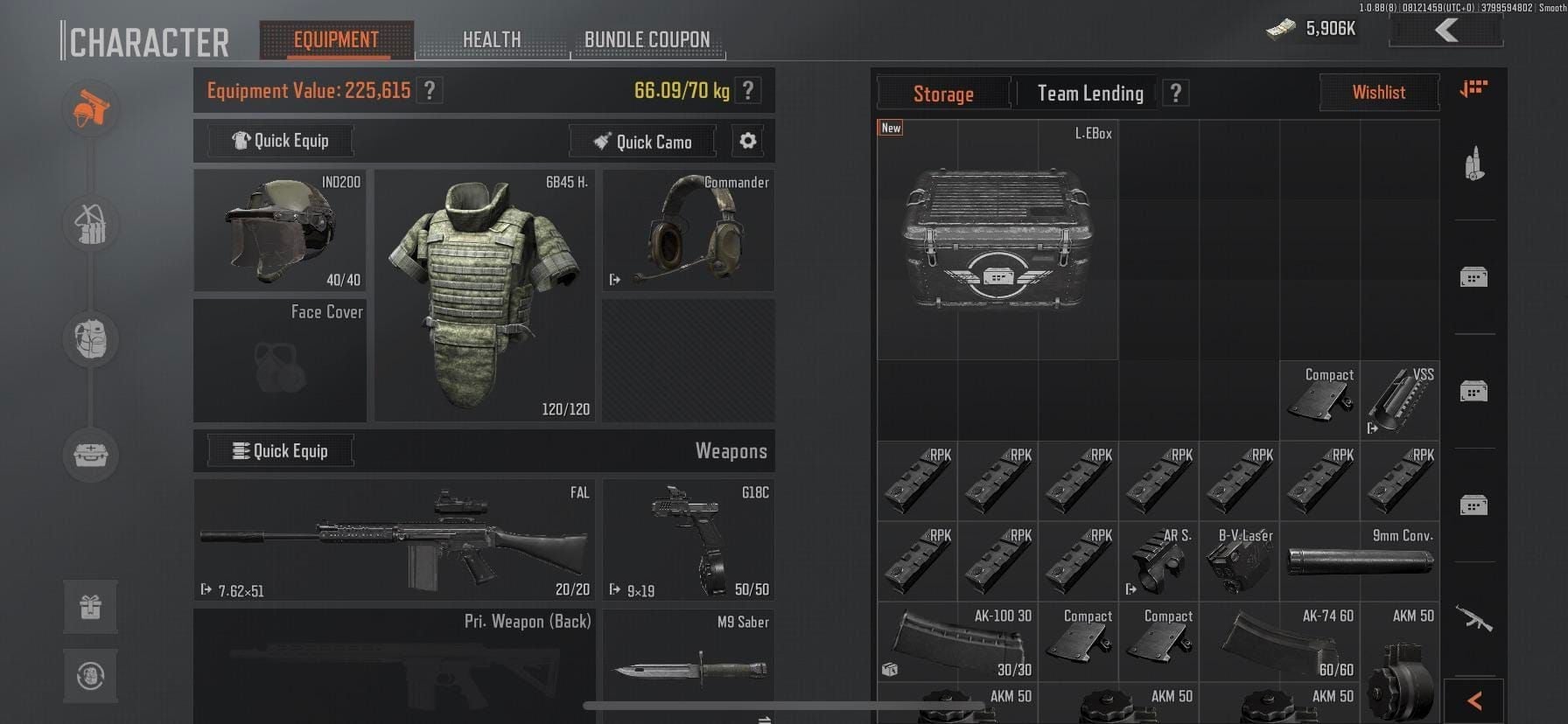 Arena Breakout E-Box versus standard 150-slot storage box comparison