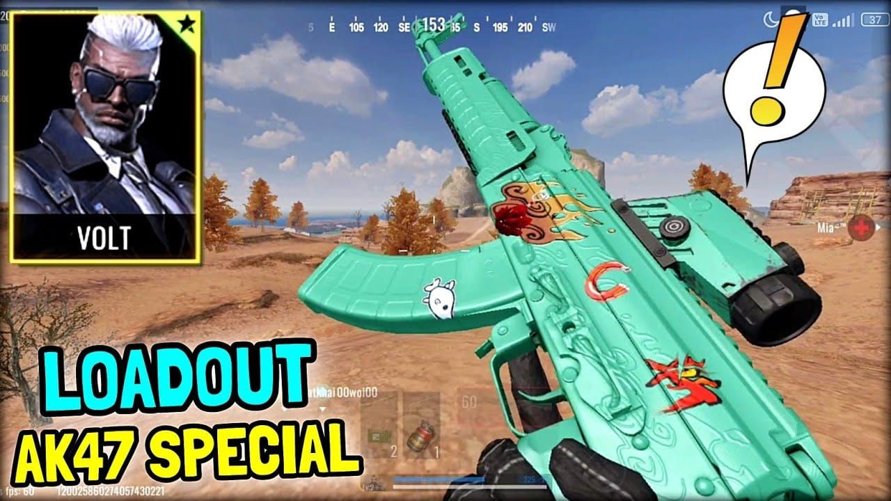 Blood Strike AK-47 assault rifle with full attachments for Hot Zone weapon mastery farming