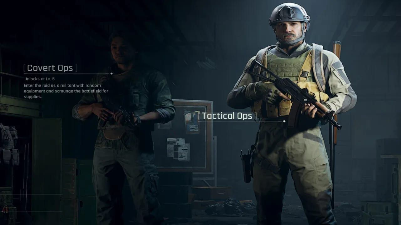 Arena Breakout Infinite Covert Ops interface showing cooldown timer