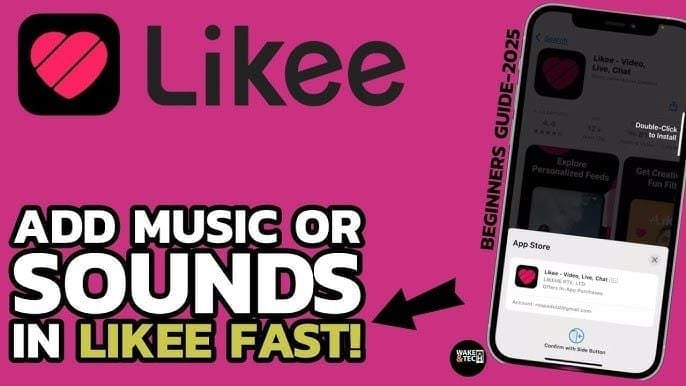 Likee app sound library tiers interface for copyright-safe music