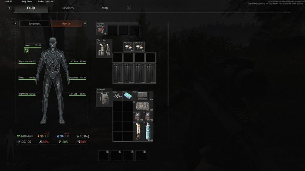 Arena Breakout critical overload status effect