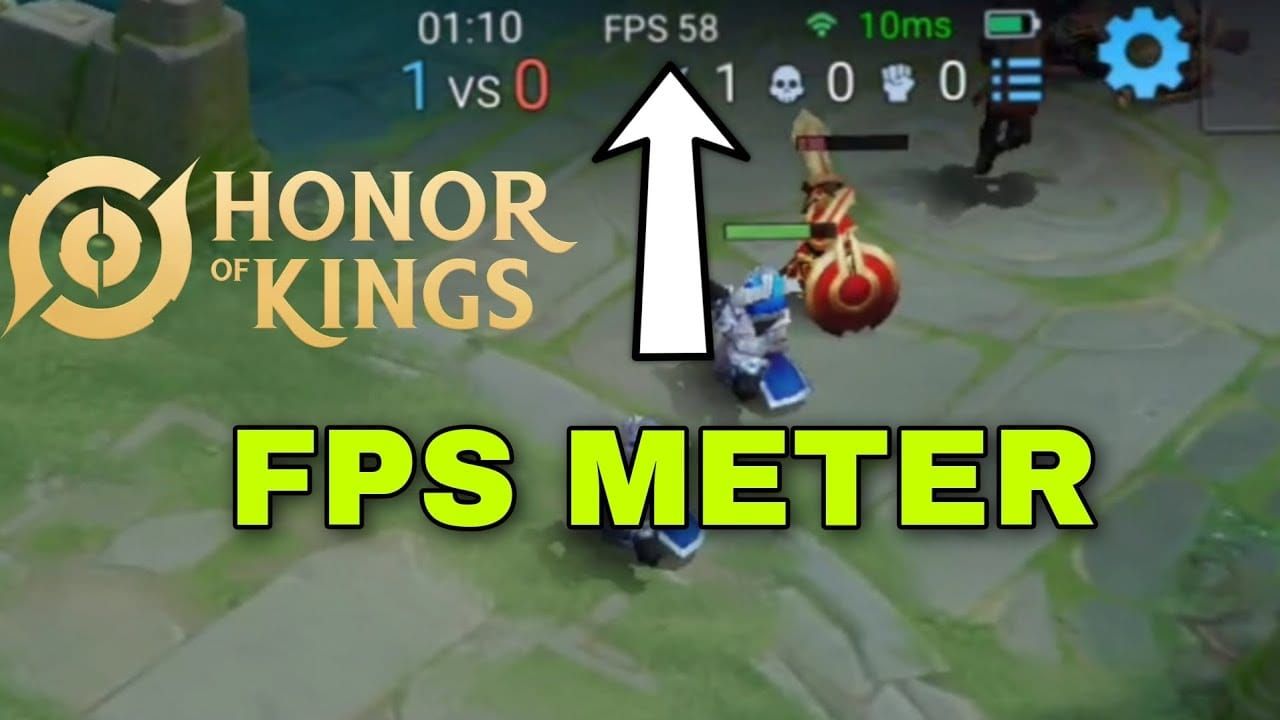 Honor of Kings in-game FPS counter displaying 120 FPS in battle