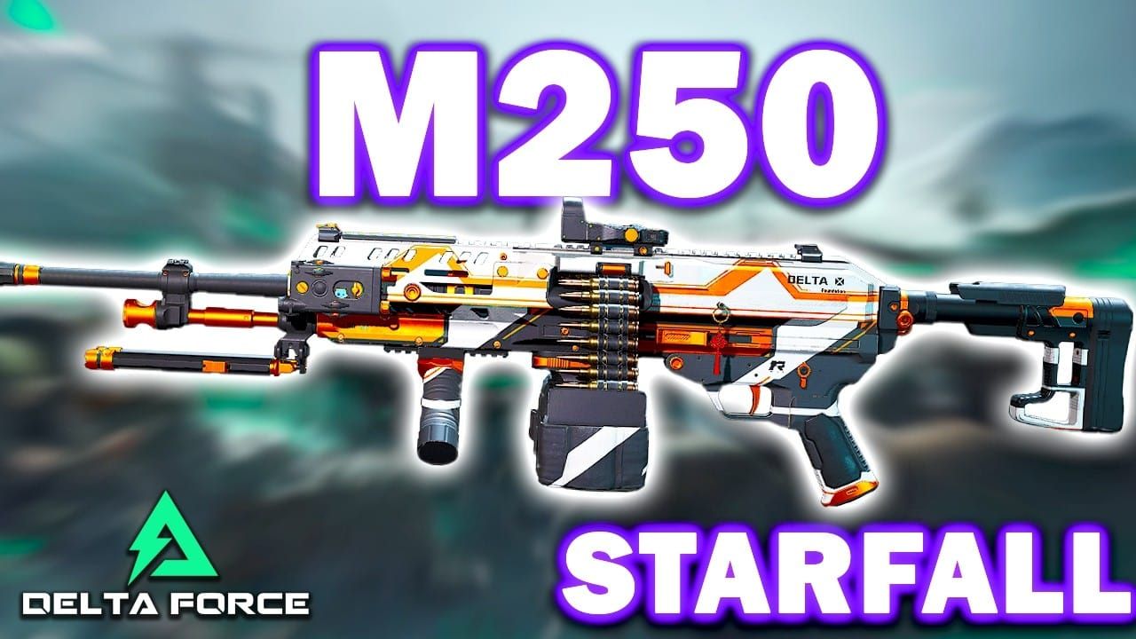 Delta Force Stinger M250 LMG console loadout screenshot