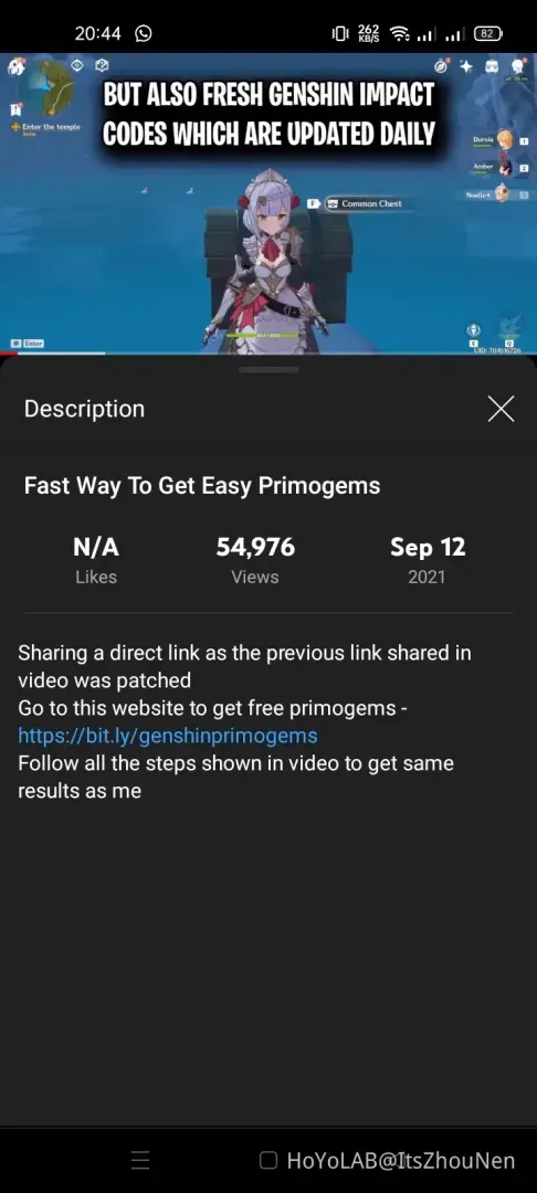 Visual guide showing red flags and warning signs for Genshin Impact top-up scams