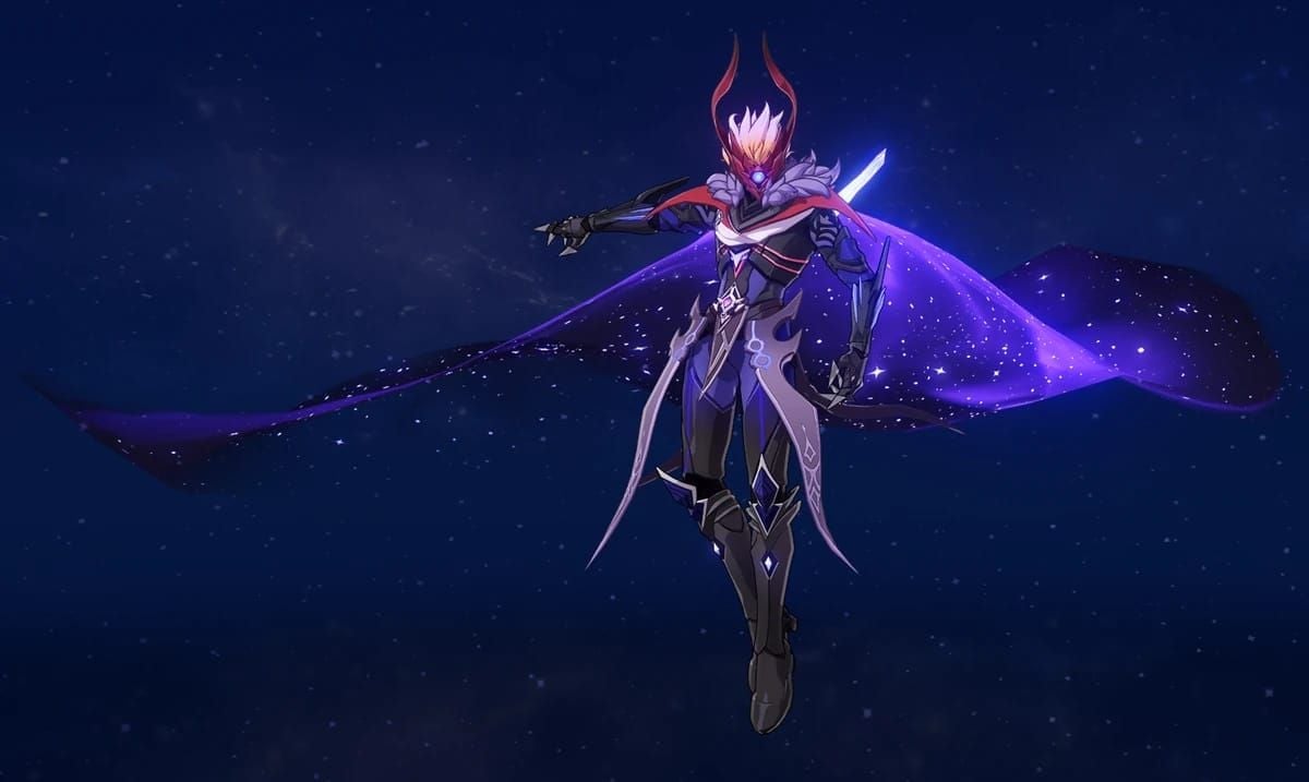 Genshin Impact screenshot of Tartaglia using Foul Legacy Delusion mode