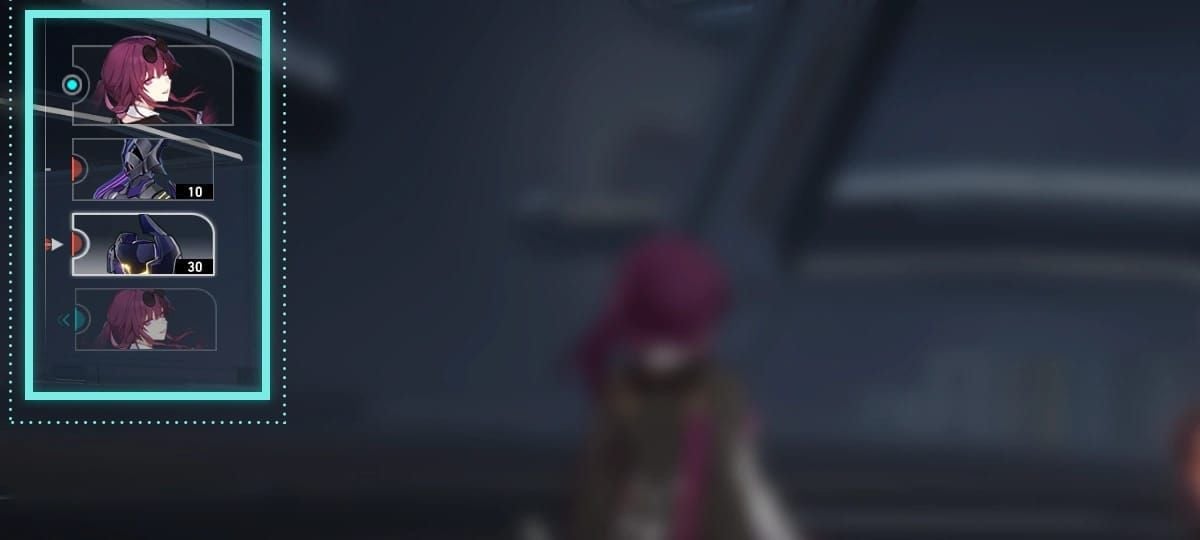 Honkai Star Rail team action order interface for Break Effect rotation