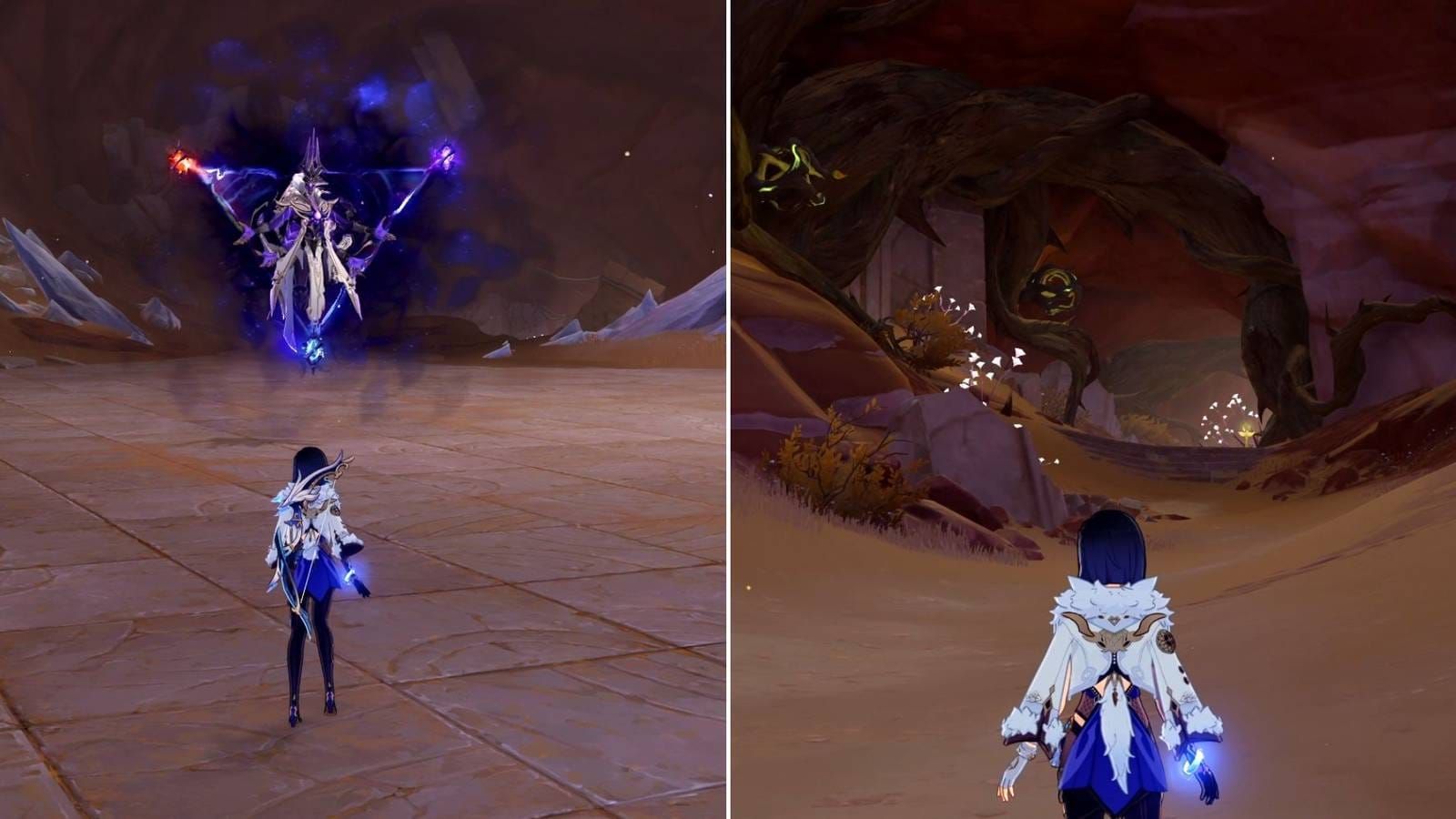 MICO Guardian Knights Exclusive Entrance Effect animation screenshot showing particles and character effects