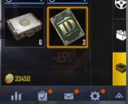 Интерфейс инвентаря PUBG Mobile с картой смены ника