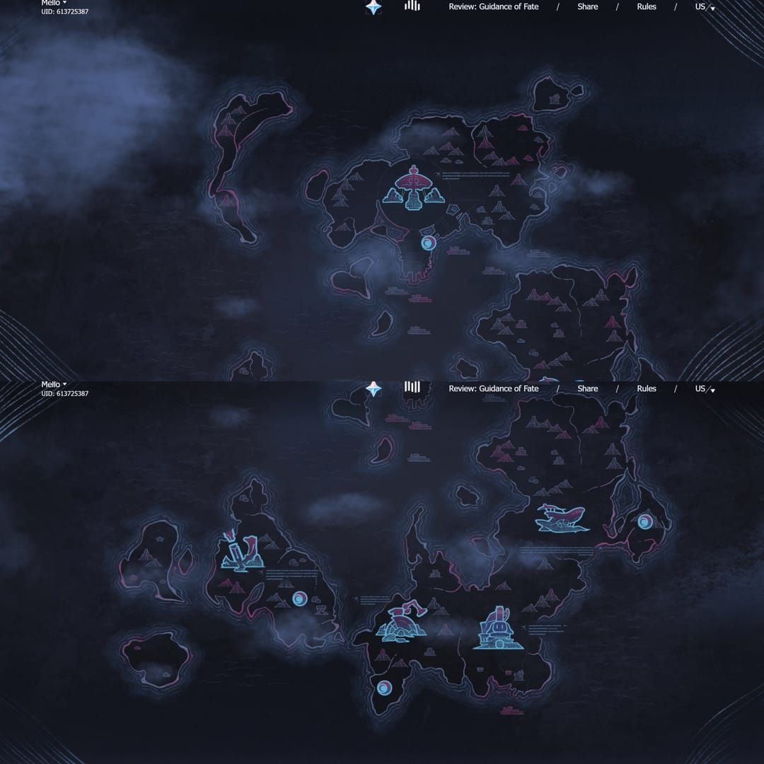 Genshin Impact Nod-Krai region map marking Winter Icelea local specialty respawn points