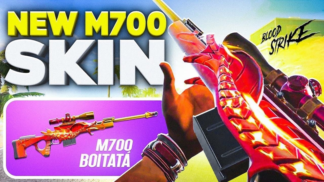 Blood Strike Iridian Ultra Flip M700 weapon skin