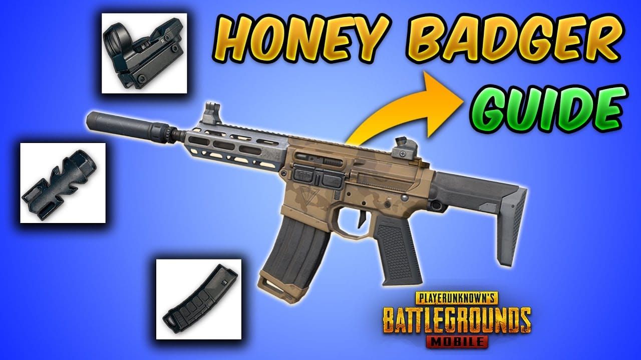 PUBG Mobile Melodic Rhythm Honey Badger Lv.5 skin fully upgraded with animations