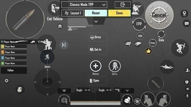 PUBG Mobile photo mode interface guide for squad compositions and fireworks backgrounds