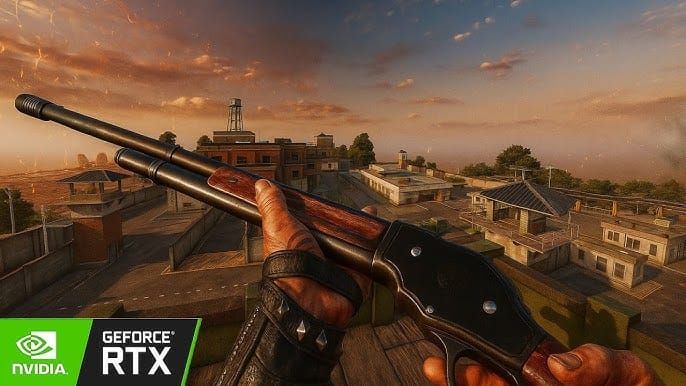 Blood Strike Trinity weapon equipment displaying firing and reload features