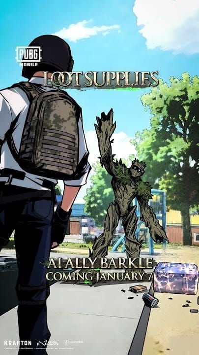 Персонаж Barkle the Treant в PUBG Mobile 4.2 Primewood Genesis с характеристиками