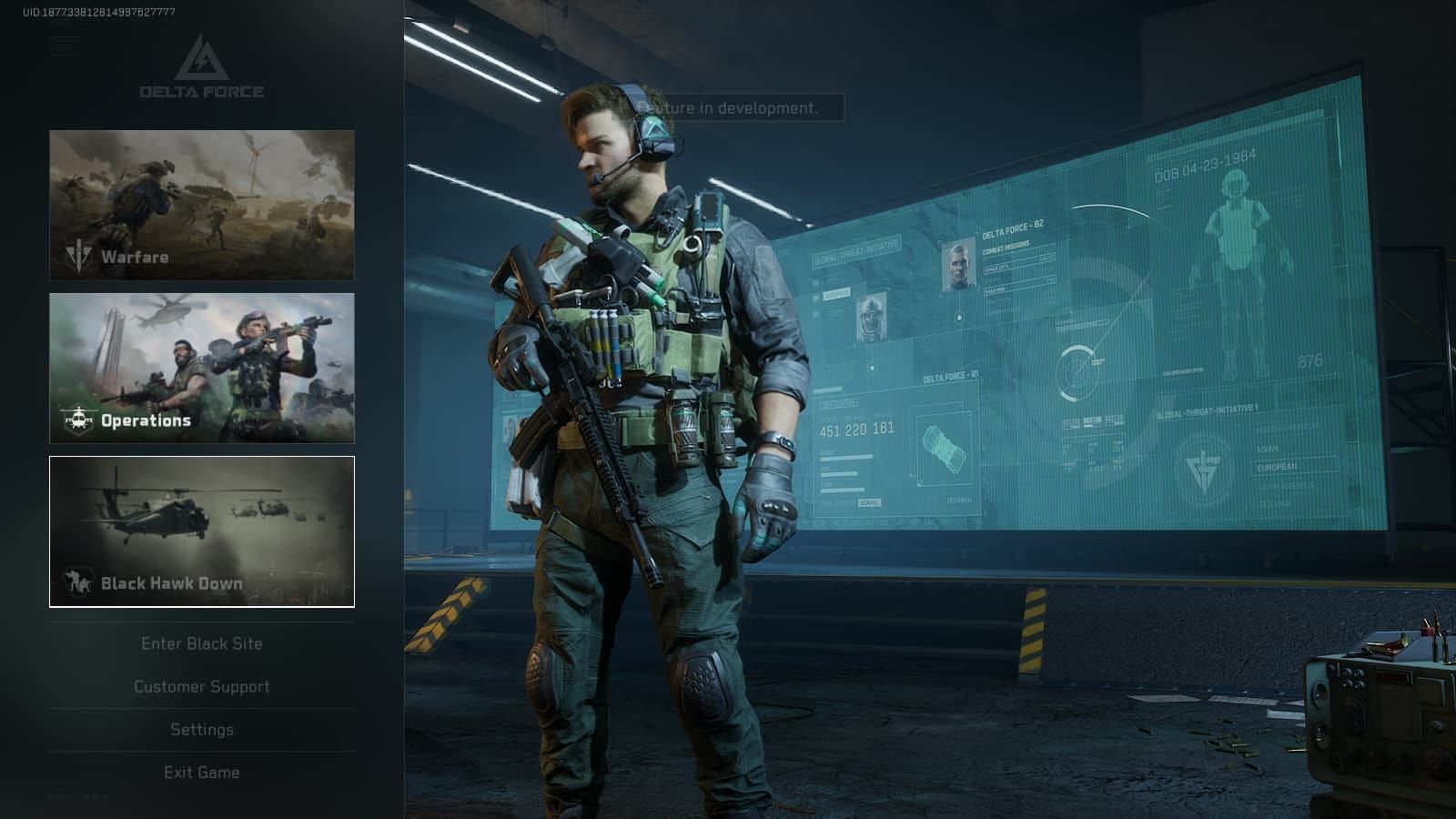 Delta Force Mobile Warfare mode 48-player battle screenshot