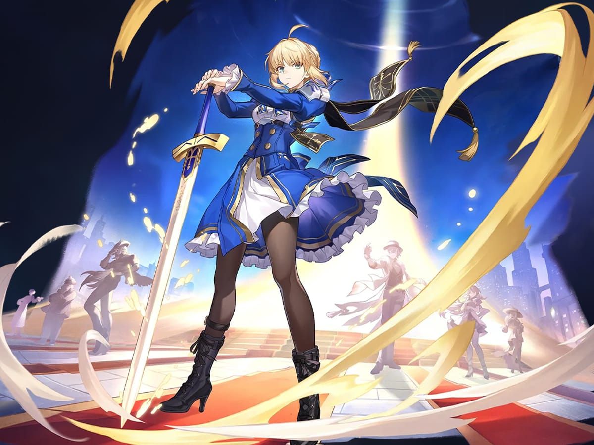 Honkai Star Rail Saber Wind Destruction character artwork from Fate collab