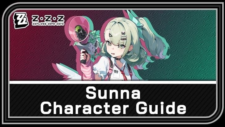 Sunna Ice Support agent artwork from Zenless Zone Zero